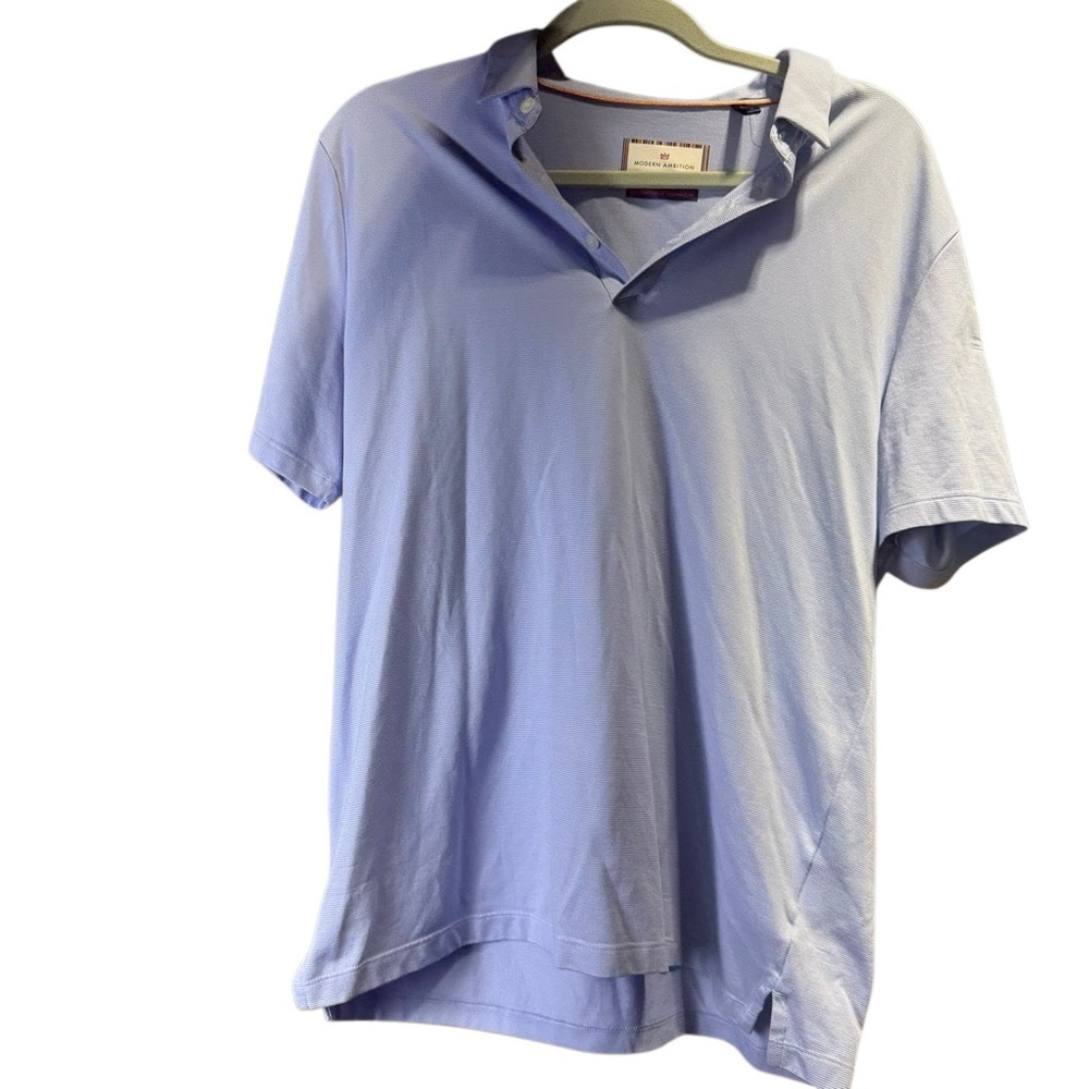 Modern Ambition Classic Light Blue Polo Shirt for Men M